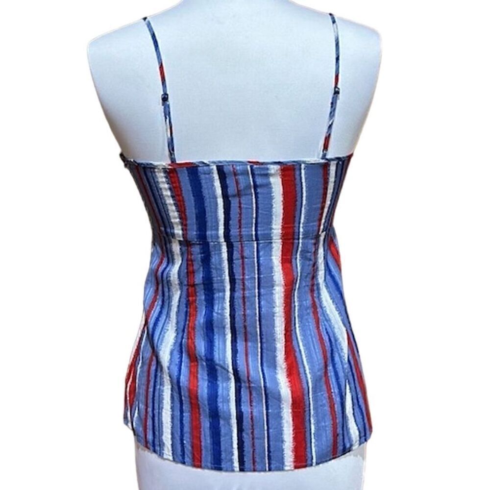 Marc by Marc Jacobs Women's Red White and Blue Striped Cami Top Size 4 - EUC - Picture 2 of 5